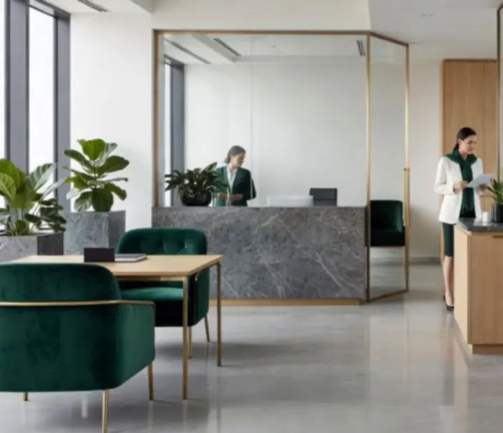 Elegáns coworking tér természetes fénnyel és designer bútorokkal a Novawork Hubban