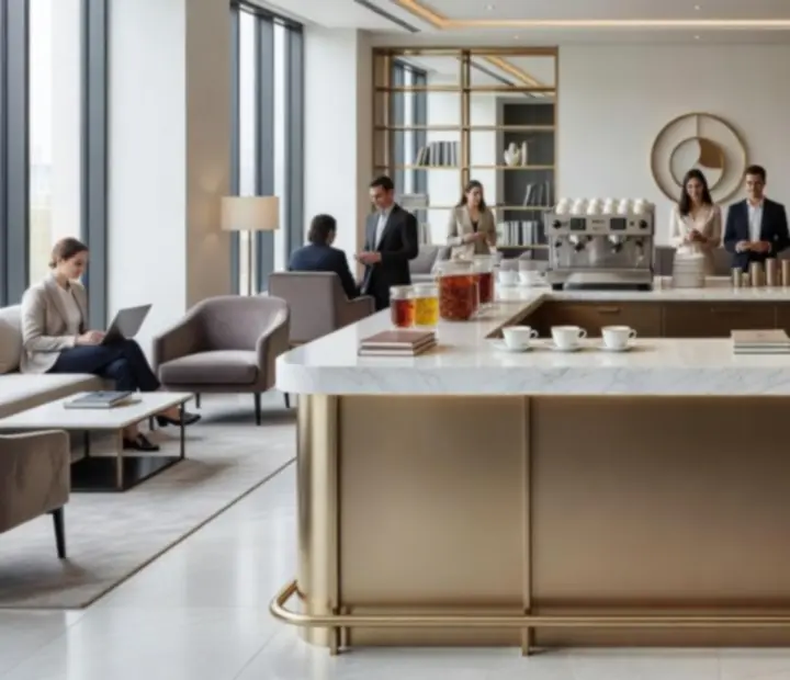 Prémium vendéglátás a Novawork Hub elegáns coworking terében